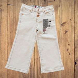 NWT Kensie Girl 5 White Cotton Denim Pants